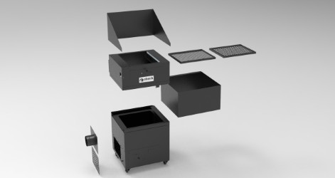 Skrzynia ssąca z blatem przechwytującym CLEARBOX BASIC Obera TSP - obrazek 3