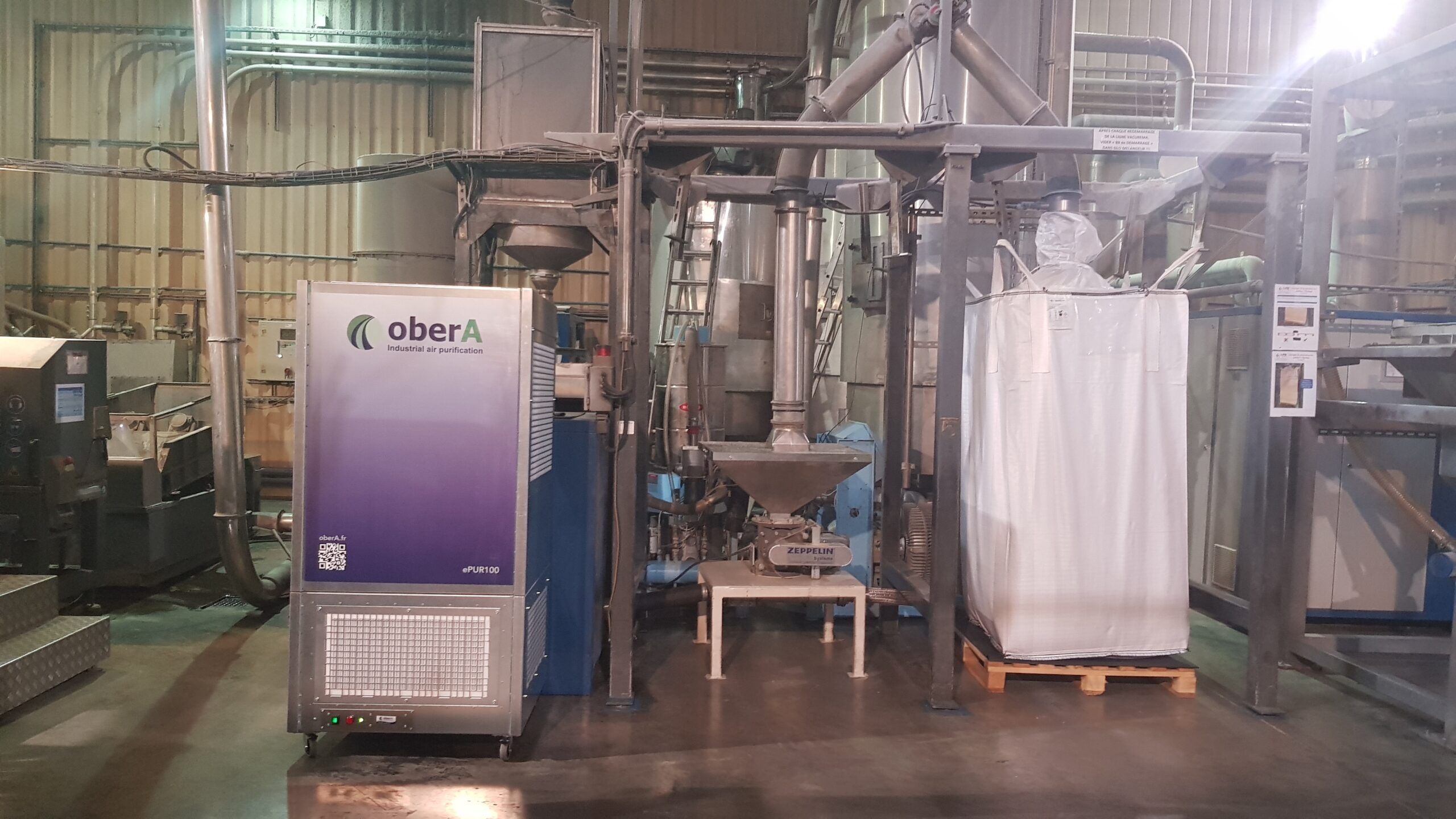 Urządzenia filtrujące, mobilne, przemysłowe, do 5000m³/h BASIC Obera ePUR 050 - obrazek 3