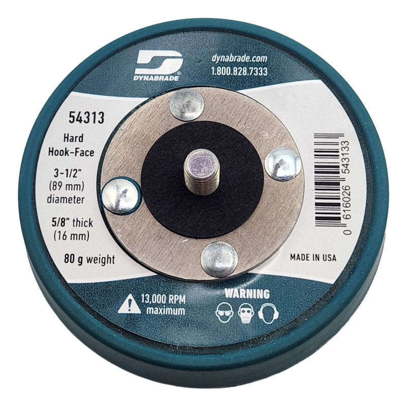 Tarcza robocza na rzep, Dynabrade 89 mm, med, 10mm bez otworów (54313)