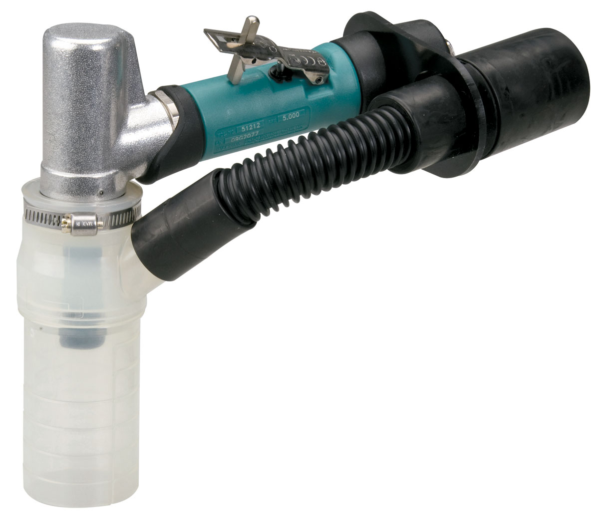 Szlifierka kątowa na trzpień 6mm, z odsysem 0.4Hp, 25000 RPM, Dynabrade (56723) - obrazek 3