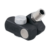 Złączka obrotowa z regulacją przepływu Dynabrade (94407). Gwint 1/4F 1/4M