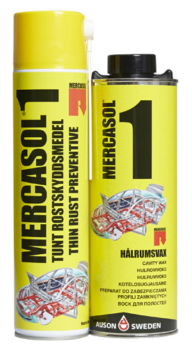 Preparat antykorozyjny, zabezpieczający w opakowaniu 600ml Mercasol 1